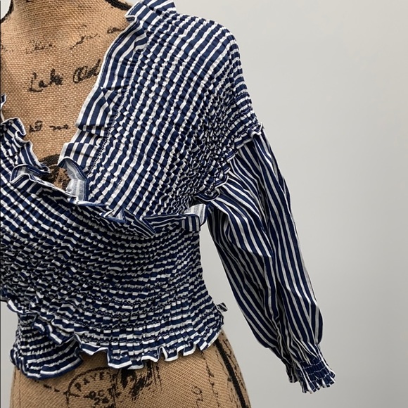 Zara bloggers fave smocked crop top - Picture 5 of 16